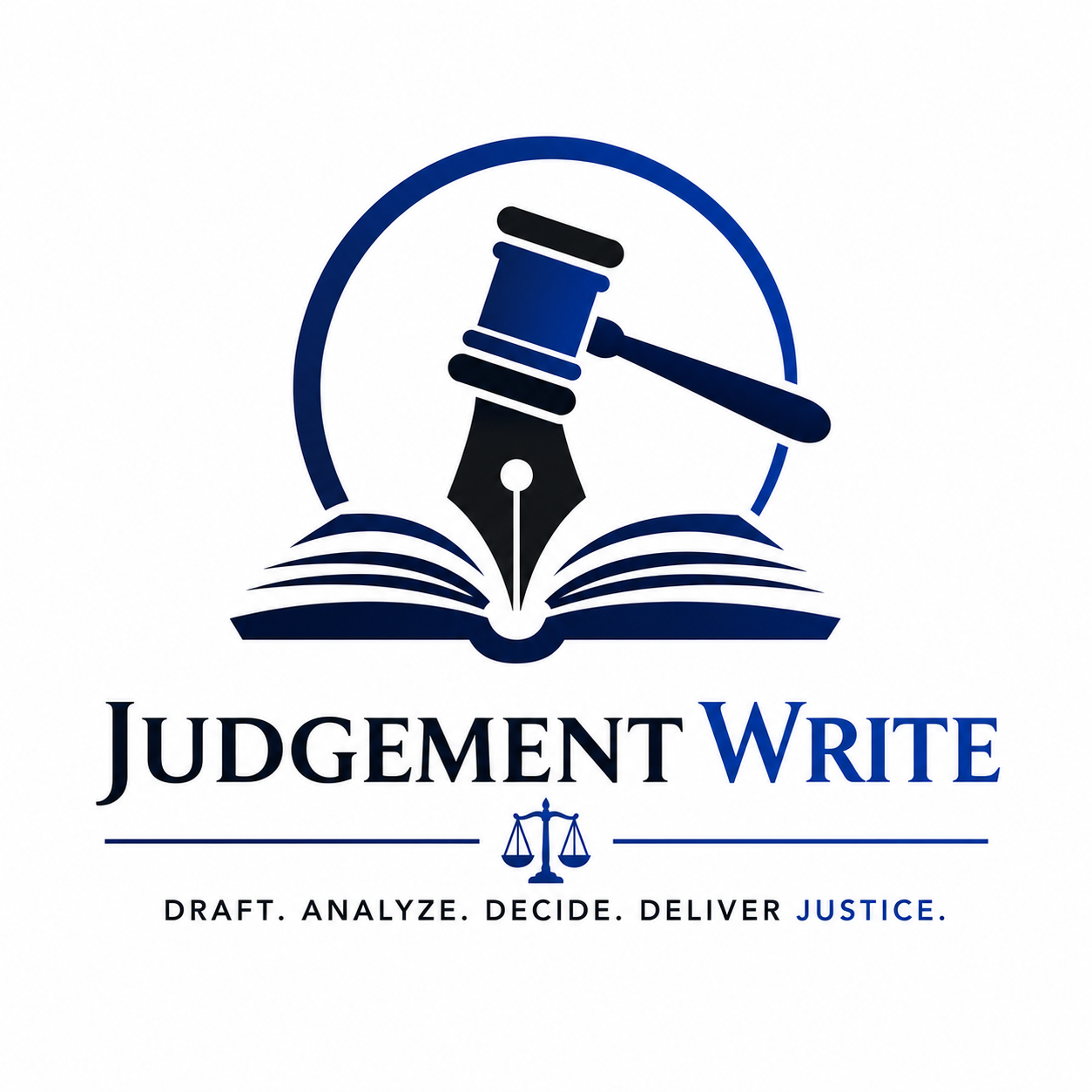 Judgement Write — Draft. Analyze. Decide. Deliver justice.
